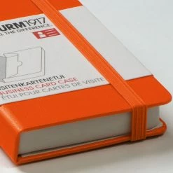Leuchtturm 1917 Leuchtturm1917 - Business Card Case - Orange Card Holders