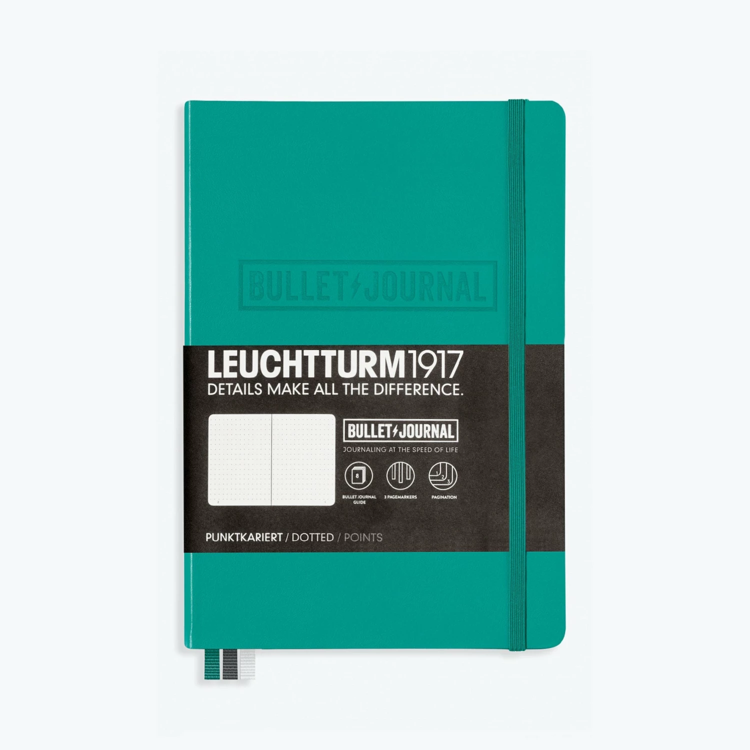 Top 10 🔔 Leuchtturm 1917 Leuchtturm1917 - Notebook - Bullet Journal - A5 - Emerald Notebooks 🔥 3 Leuchtturm 1917 Leuchtturm1917 - Notebook - Bullet Journal - A5 - Emerald Notebooks