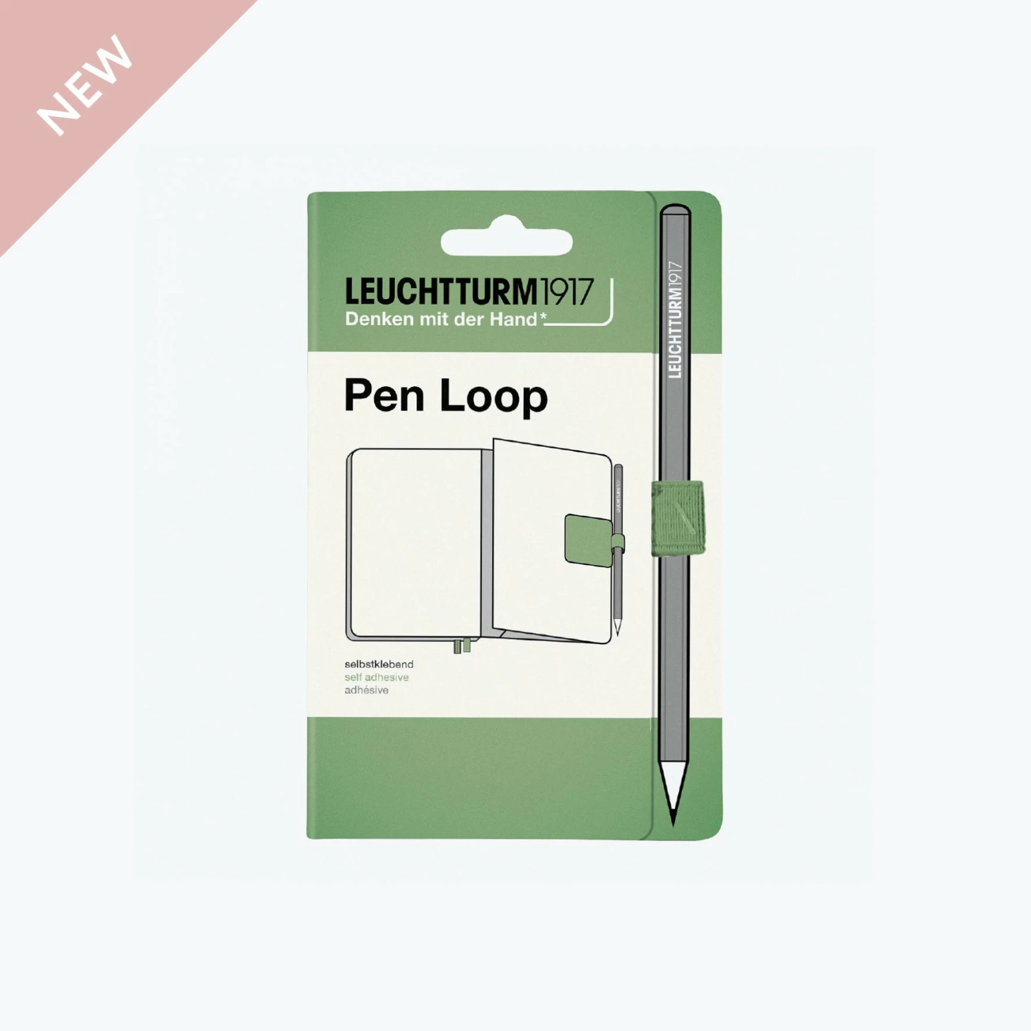 Brand new π Leuchtturm 1917 Pen Loops & Straps Leuchtturm1917 - Pen Loop - Sage 𧨠3 Leuchtturm 1917 Pen Loops & Straps Leuchtturm1917 - Pen Loop - Sage