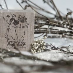 Black Milk Project - Stamp - Monochrome Girls (Flower Stalk)