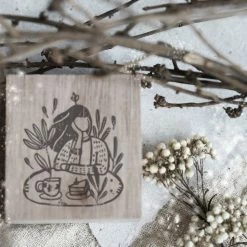 New Arrivals Black Milk Project - Stamp - Monochrome Girls (Tea Time)