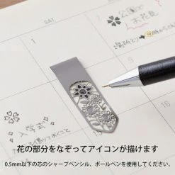 New Arrivals Midori - Clips - Bookmarker - Flowers