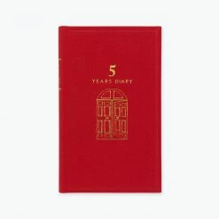 Journals Midori - Daily Journal - 5 Years - Red