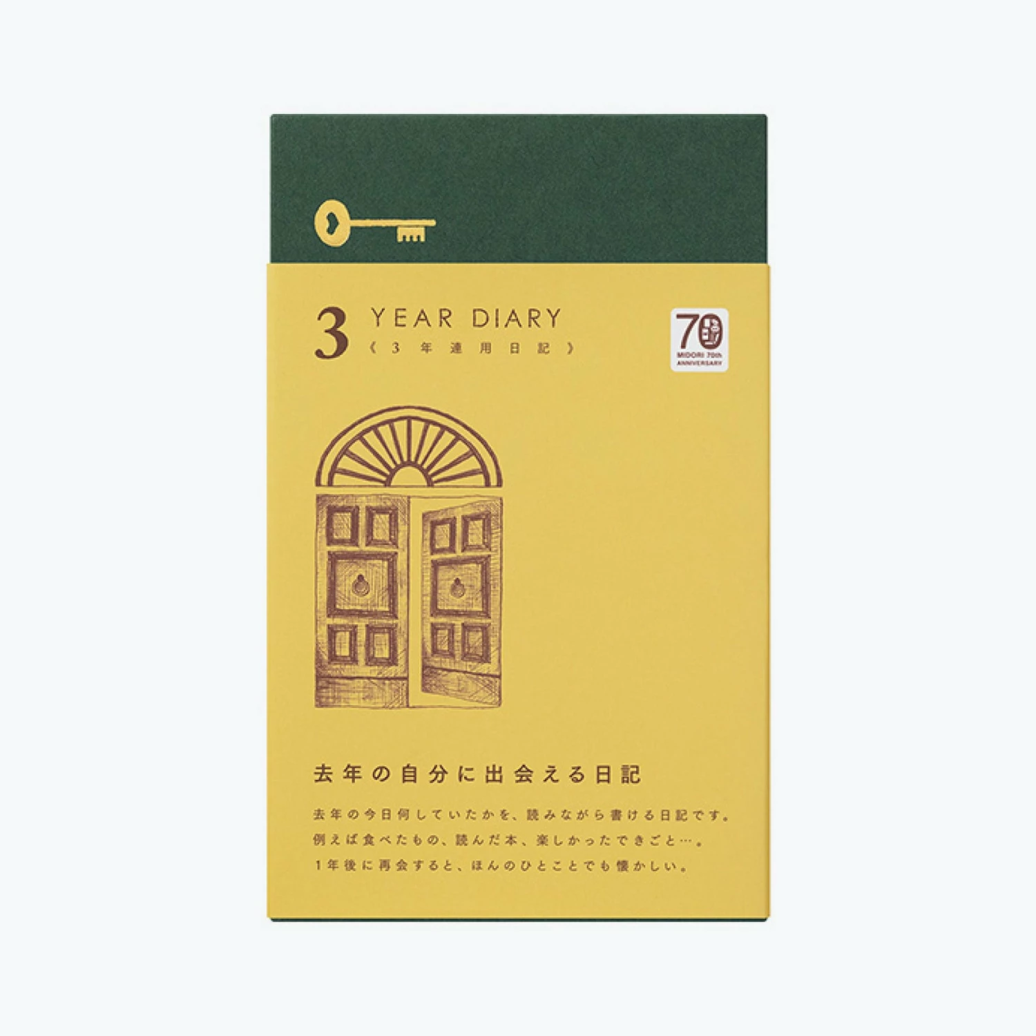 Budget π Midori - Daily Journal - 3 Years - Recycled Leather Green (Limited Edition) β€οΈ 3 Midori - Daily Journal - 3 Years - Recycled Leather Green (Limited Edition)