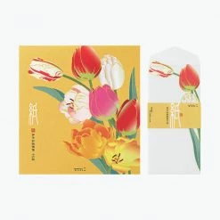 New Arrivals Midori - Letter Set - Kami - Tulips