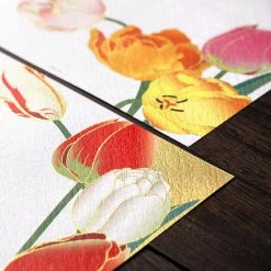 New Arrivals Midori - Letter Set - Kami - Tulips