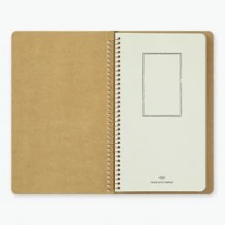 Midori - Notebook - Spiral Ring - A5 Slim - DW Kraft Paper