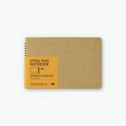 Notebooks Midori - Notebook - Spiral Ring - B6 - Window Envelope