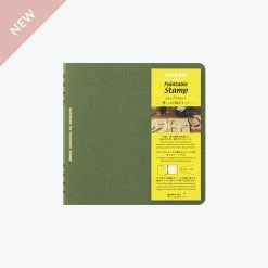 Midori - Notebook - Stamp Series - Green Notebooks