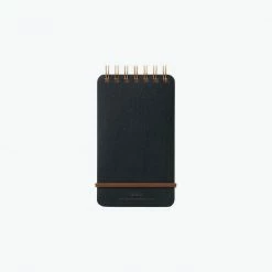 Midori - Notebook - Wire-O - A6 - Black Notebooks
