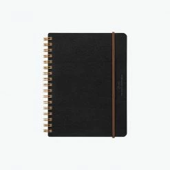Notebooks Midori - Notebook - Wire-O - B6 - Black