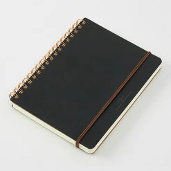 Notebooks Midori - Notebook - Wire-O - B6 - Black