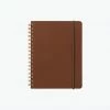 Notebooks Midori - Notebook - Wire-O - B6 - Brown