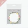 Midori - Notepad - Sticky Notes - Die-Cut - Wreath