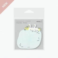 Midori - Notepad - Sticky Notes - Die-Cut - Swans New Arrivals