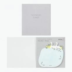 Midori - Notepad - Sticky Notes - Die-Cut - Swans New Arrivals