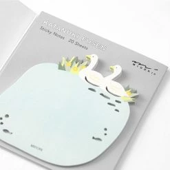 Midori - Notepad - Sticky Notes - Die-Cut - Swans New Arrivals