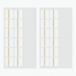 Midori JP Midori - Planner Sticker - Index Labels - Pattern - Gold Planner Stickers