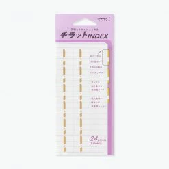 Midori JP Planner Stickers Midori - Planner Sticker - Index Labels - Numbers - Gold