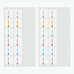 Midori JP Midori - Planner Sticker - Index Labels - Pattern - Colour