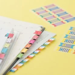 Midori JP Planner Stickers Midori - Planner Sticker - Index Labels - Satin - Colour