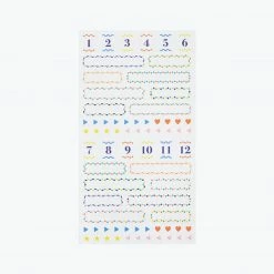 Midori JP Midori - Planner Sticker - Seal Collection - Border Colour Planner Stickers