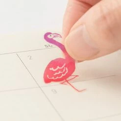 Midori JP Midori - Planner Sticker - Seal Collection - Pink Planner Stickers
