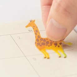 Midori JP Midori - Planner Sticker - Seal Collection - Yellow Planner Stickers