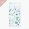 Midori JP Midori - Planner Sticker - Seal Collection - Blue