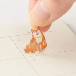 Midori JP Planner Stickers Midori - Planner Sticker - Seal Collection - Brown