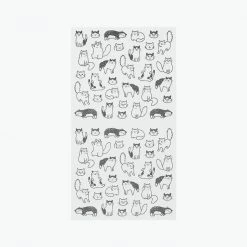 Midori JP Midori - Planner Sticker - Seal Collection - Cats Sketch Planner Stickers