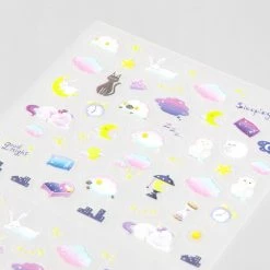 Midori JP Planner Stickers Midori - Planner Sticker - Seal Collection - Night