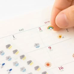 Midori JP Midori - Planner Sticker - Seal Collection - Weather Planner Stickers