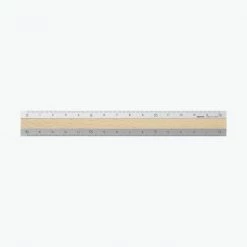 Rulers & Stencils Midori - Ruler - Aluminium - 15cm - Silver - Light