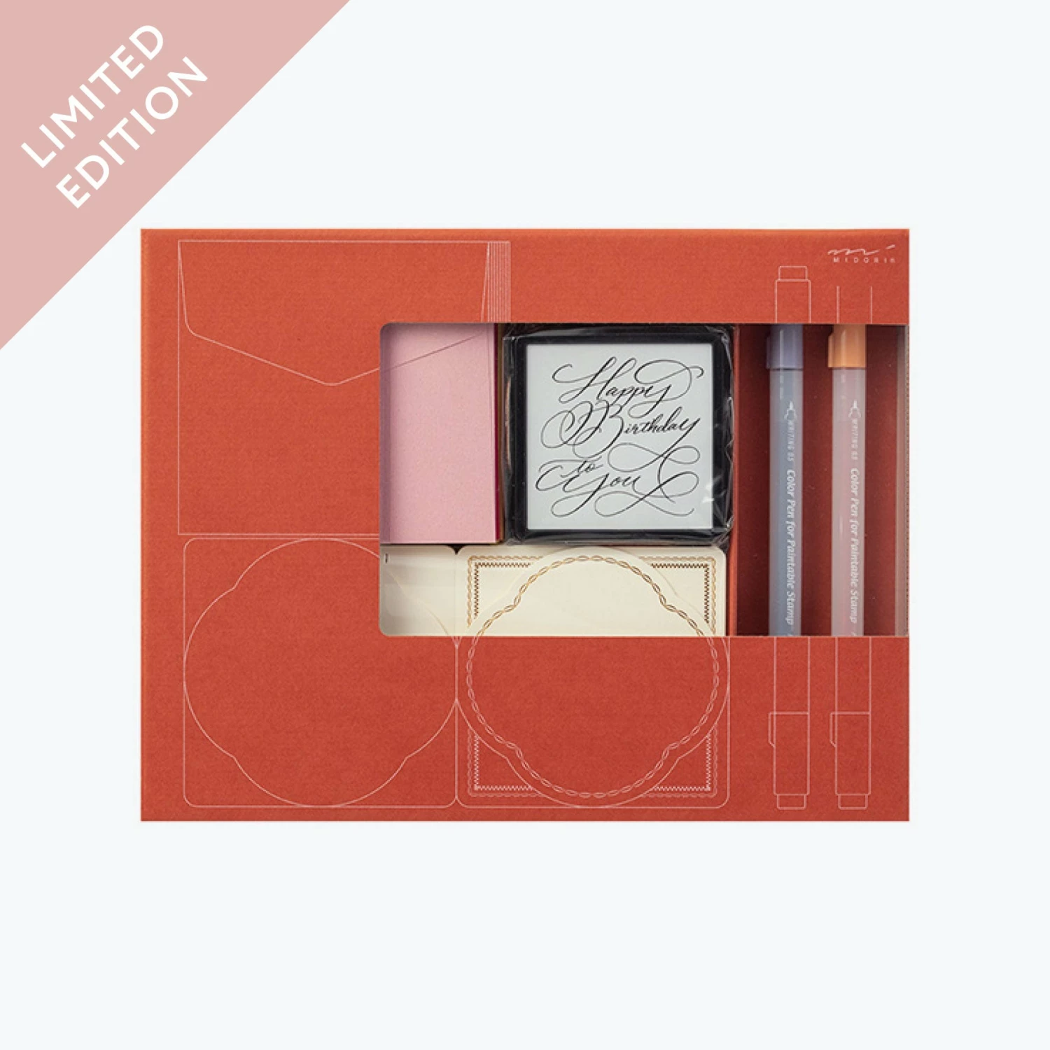 Cheap π€© New Arrivals Midori - Stamp Kit - Self-Inking - π Birthday (Limited Edition) π 3 New Arrivals Midori - Stamp Kit - Self-Inking - Birthday (Limited Edition)