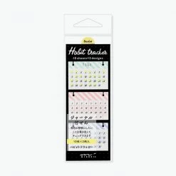Midori JP Midori - Sticker Seal - Habit Tracker - Square