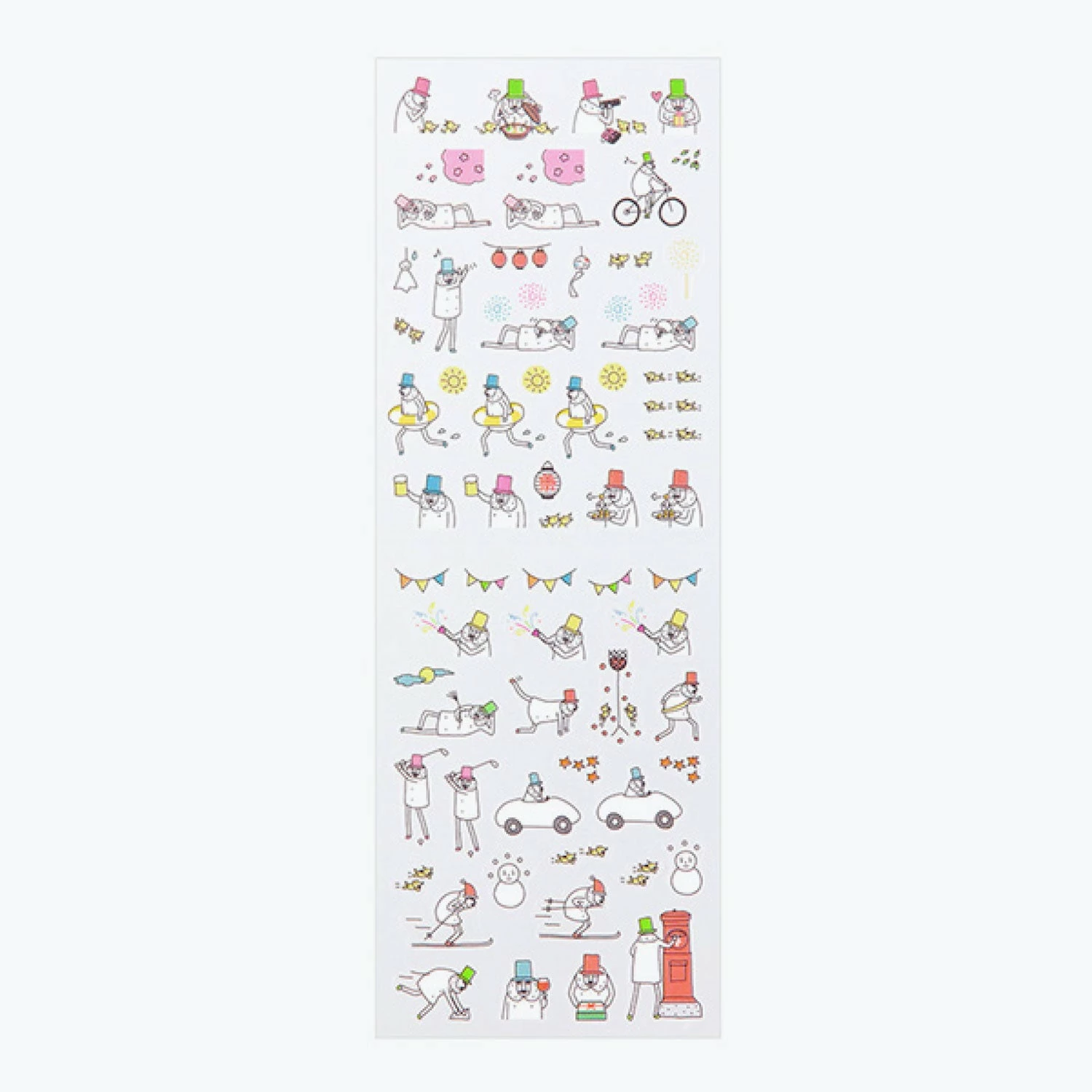 Coupon ❤️ Midori JP Midori - Sticker Seal - Original Collection - Ojisan Planner Stickers ⭐ 5 Midori JP Midori - Sticker Seal - Original Collection - Ojisan Planner Stickers