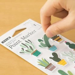 Midori - Sticker Seal - Point Marker - Cactus