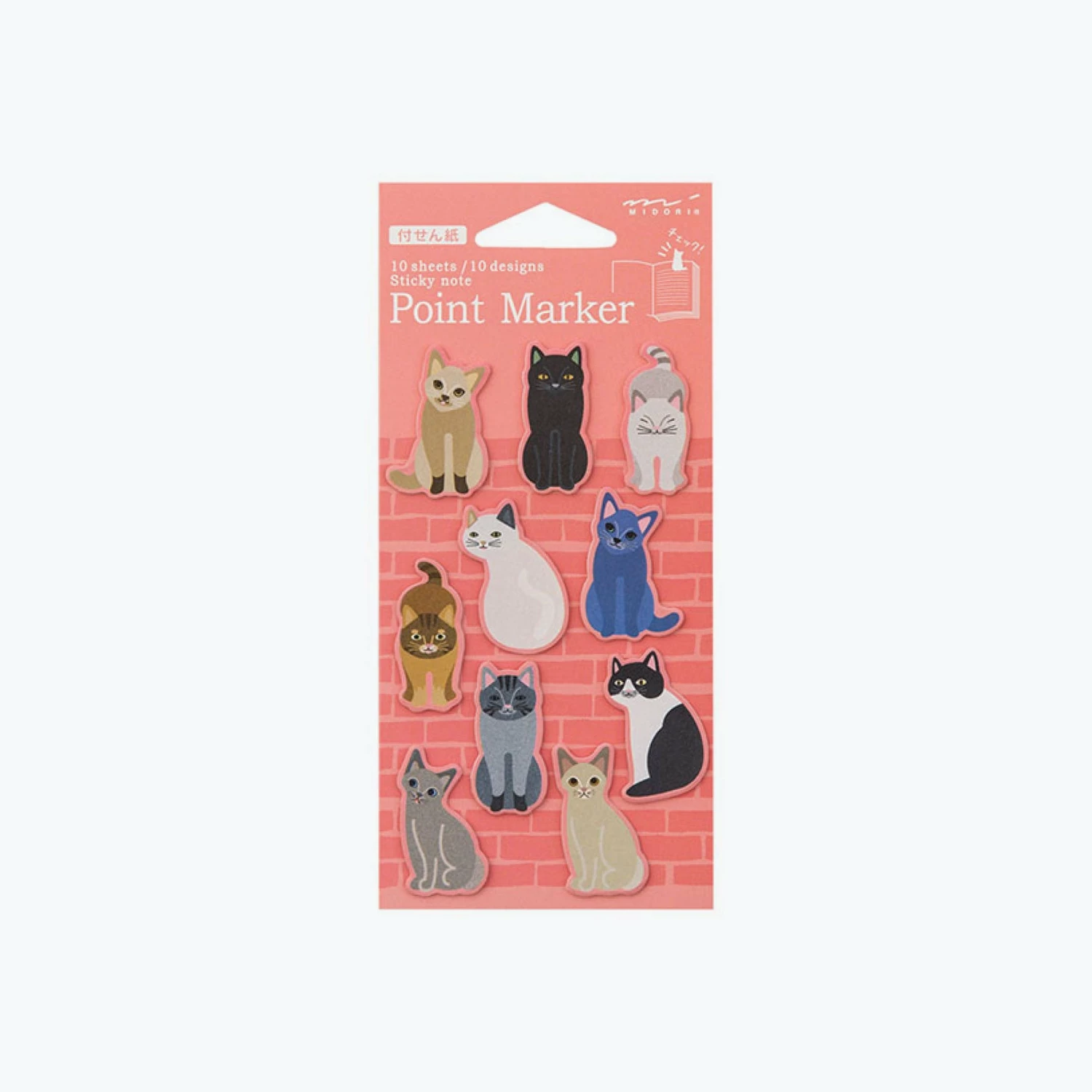 Outlet π Midori - Sticker Seal - Point Marker - Cat Planner Stickers β 3 Midori - Sticker Seal - Point Marker - Cat Planner Stickers