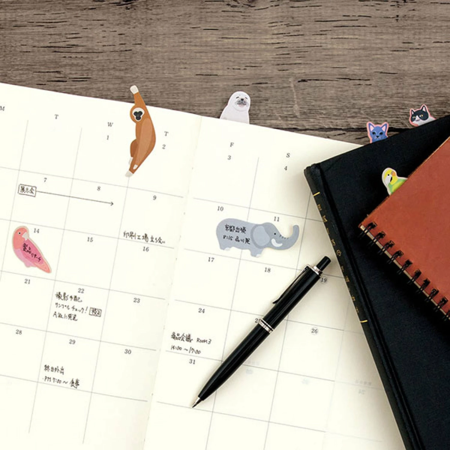 Outlet π Midori - Sticker Seal - Point Marker - Cat Planner Stickers β 5 Midori - Sticker Seal - Point Marker - Cat Planner Stickers