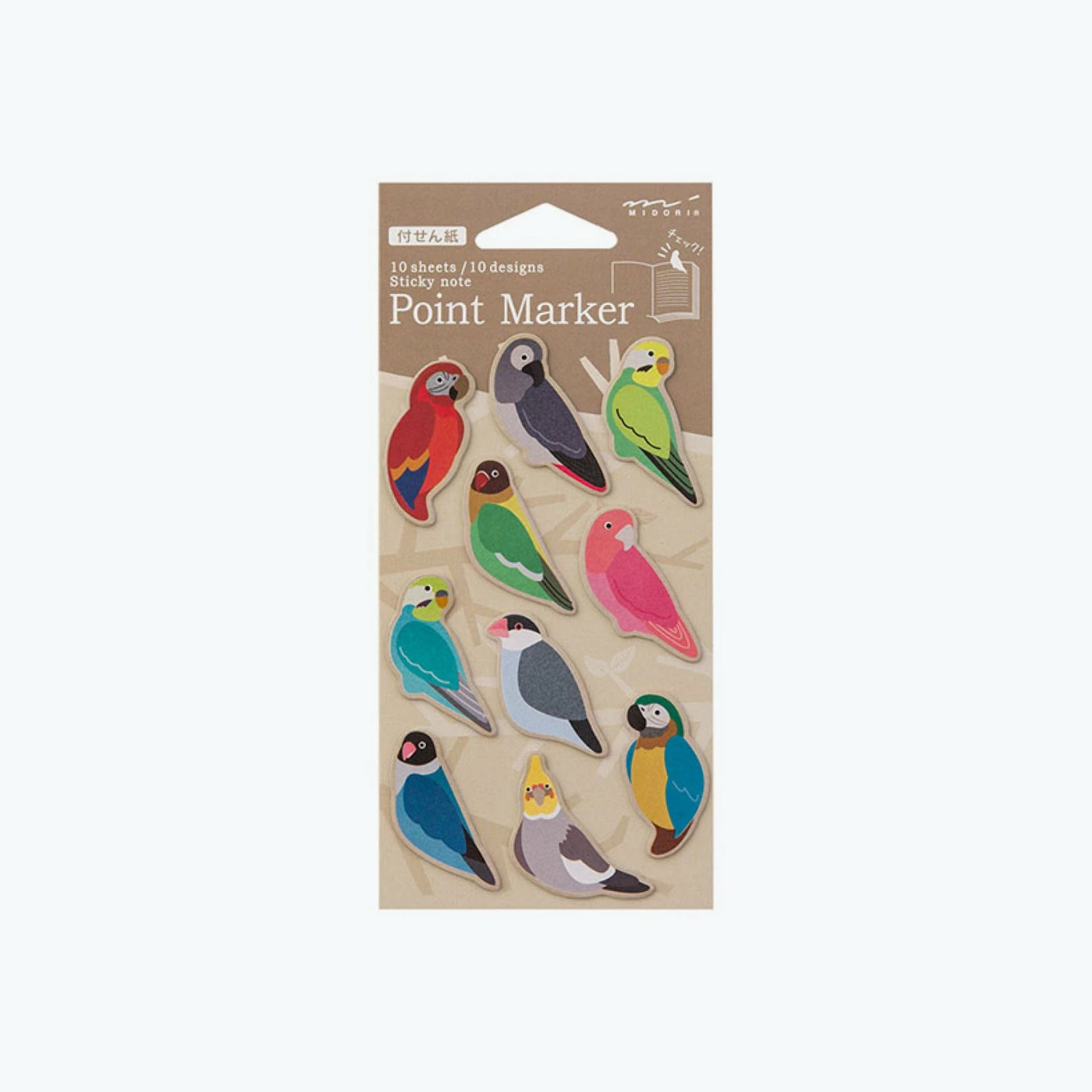 Cheap ๐ Midori - Sticker Seal - Point Marker - Bird โจ 3 Midori - Sticker Seal - Point Marker - Bird