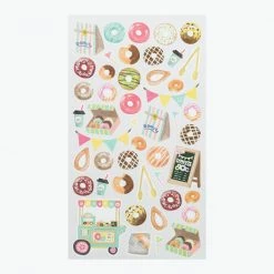 Midori JP Midori - Sticker Seal - Sticker Marché - Donuts Planner Stickers