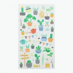 Midori JP Planner Stickers Midori - Sticker Seal - Sticker Marché - Cactus