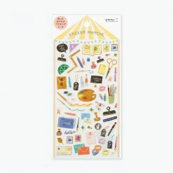 Midori JP Planner Stickers Midori - Sticker Seal - Sticker Marché - Stationery