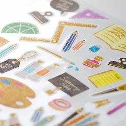 Midori JP Planner Stickers Midori - Sticker Seal - Sticker Marché - Stationery