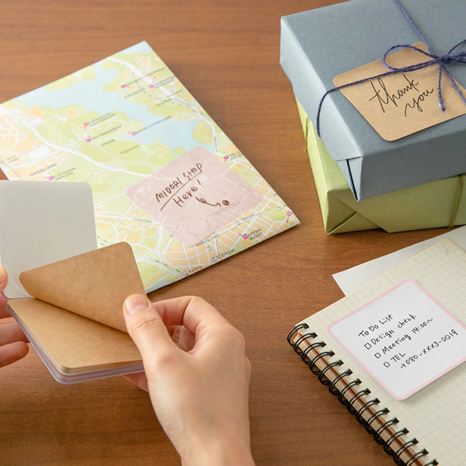 New π₯° New Arrivals Midori - Notepad - Sticky Notes - Pink π 6 New Arrivals Midori - Notepad - Sticky Notes - Pink