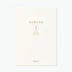 Midori JP Midori - Writing Pad - A5 - 3 Tones - White Letter Writing Paper