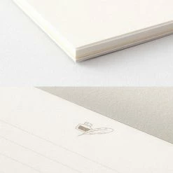 Midori JP Midori - Writing Pad - A5 - 3 Tones - White Letter Writing Paper