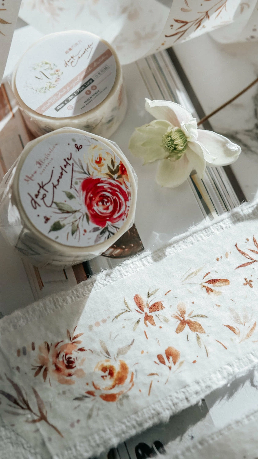 Coupon π― Meow Illustration - Washi Tape - Dark Chocolate β€οΈ 4 Meow Illustration - Washi Tape - Dark Chocolate