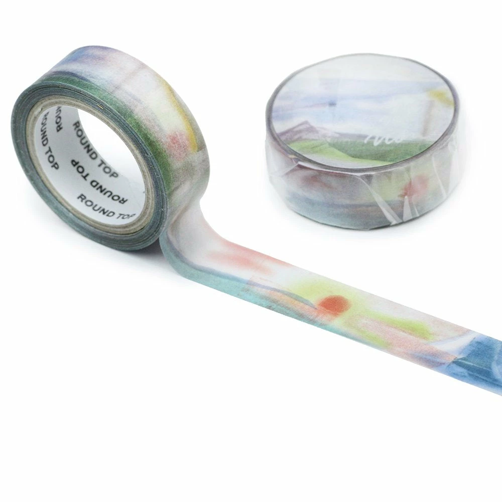 Best Sale π₯° Round Top - Atelier Noir Washi Tape β¨ 10 Round Top - Atelier Noir Washi Tape